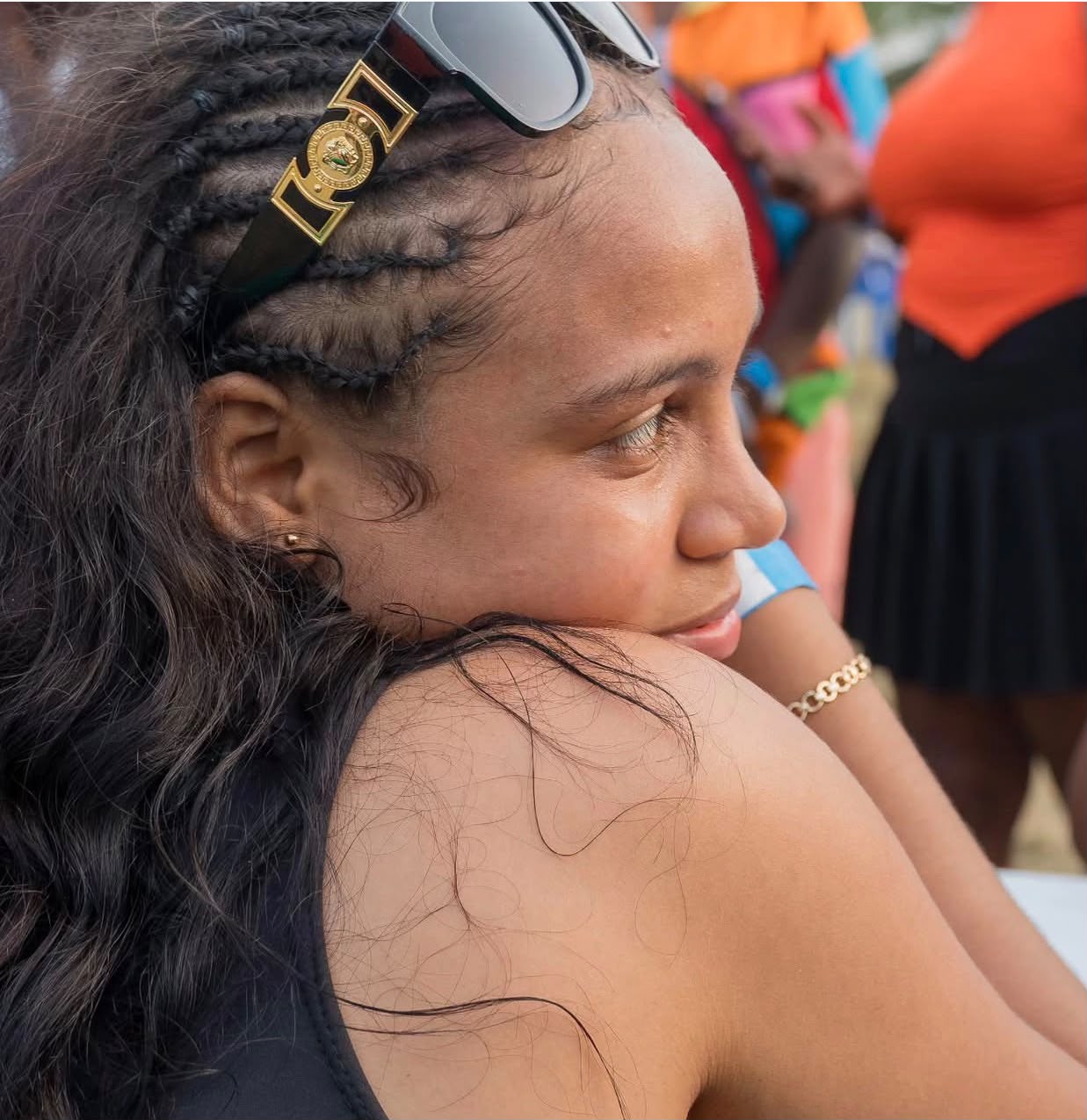 Guest relaxing at The Beach Blast